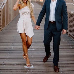 Sutton Mini Dress by NBD in Ivory size XS